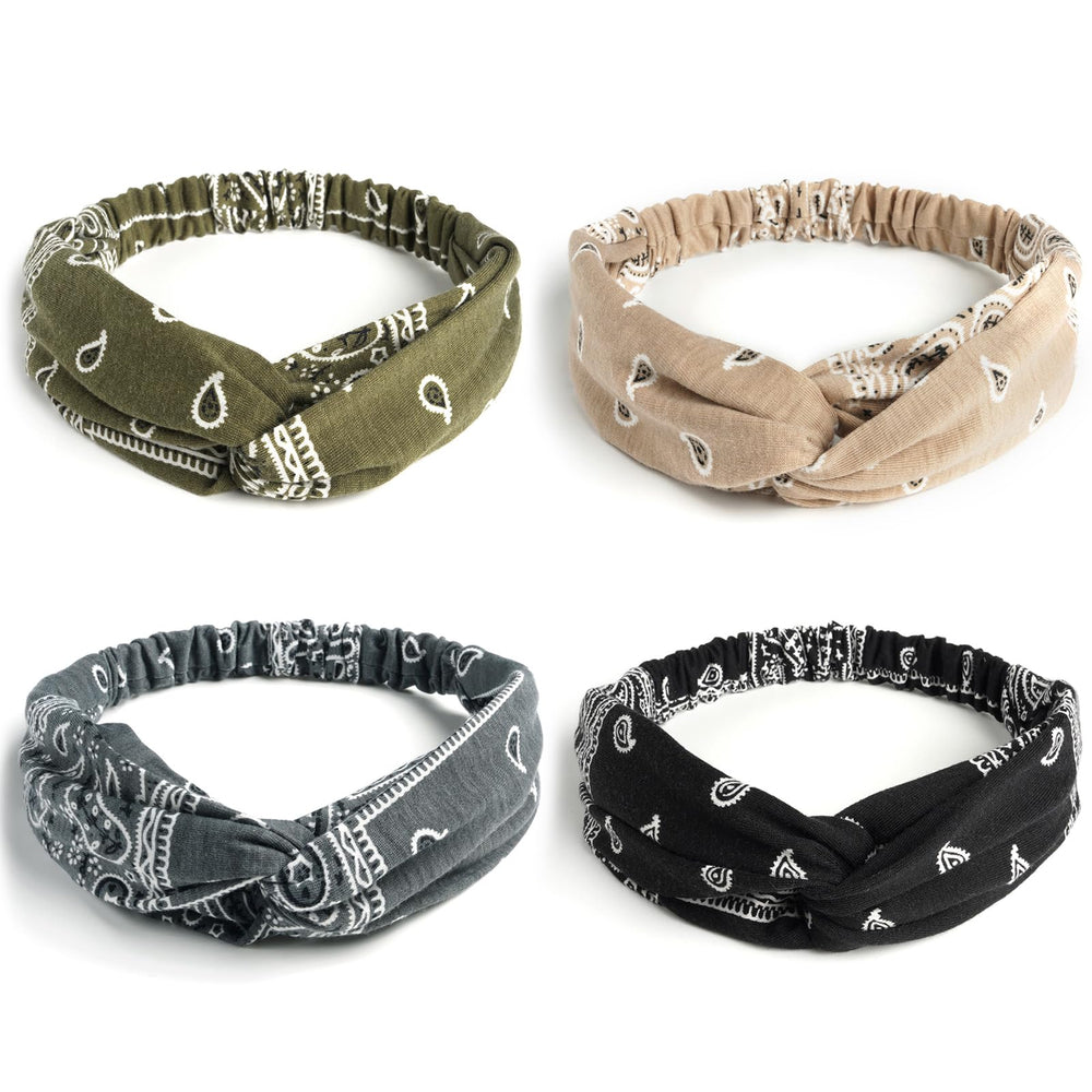 AQOKKA front packaging of 8-pack headbands showing color variety and convenience