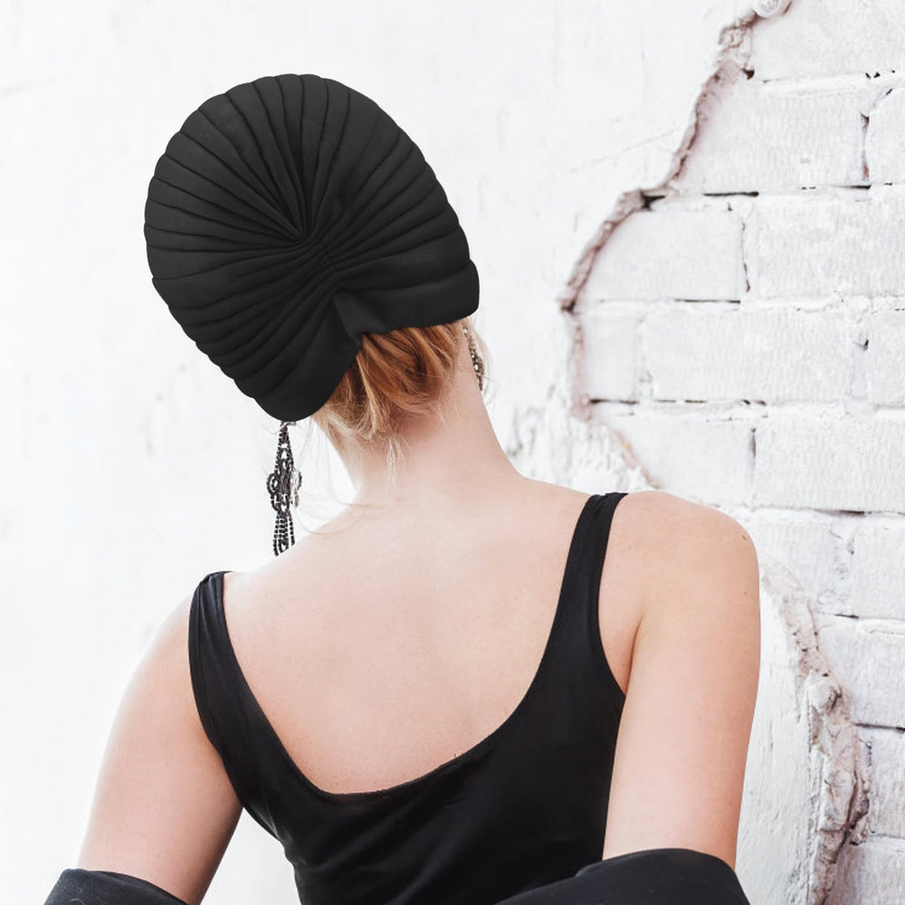 AQOKKA lifestyle image with woman wearing turban for effortless outfit upgrade