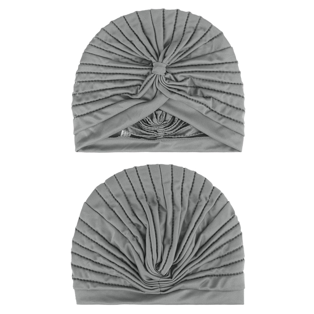 AQOKKA top knot detail displaying the cross knot for instant styled look
