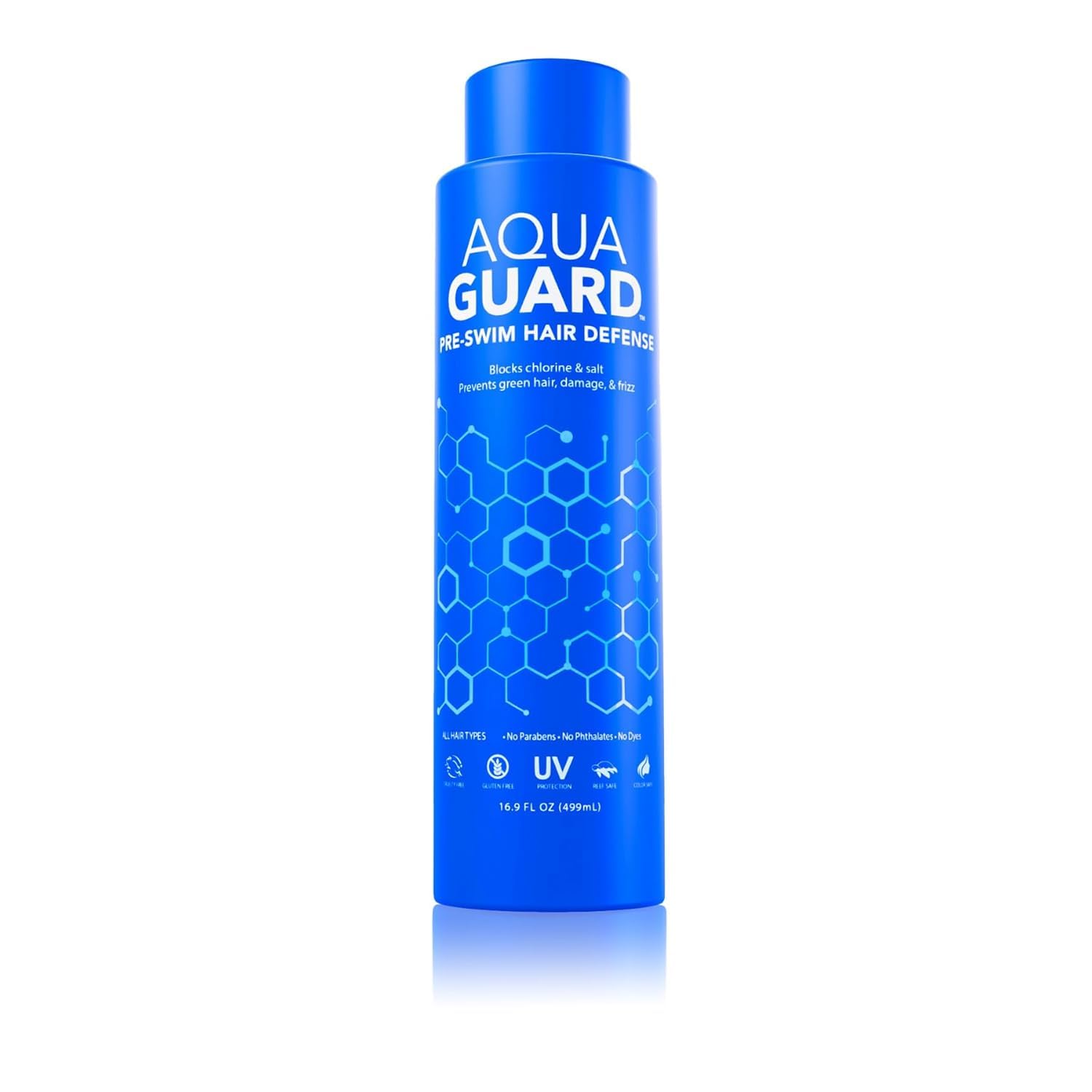 AQUA GUARD front bottle showing family-size protection