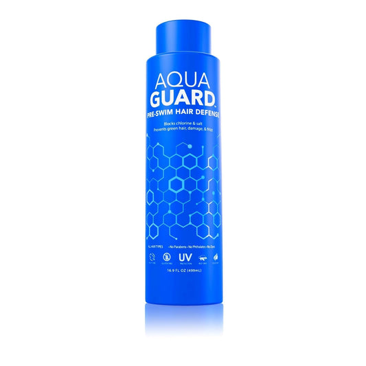 AQUA GUARD front bottle showing family-size protection