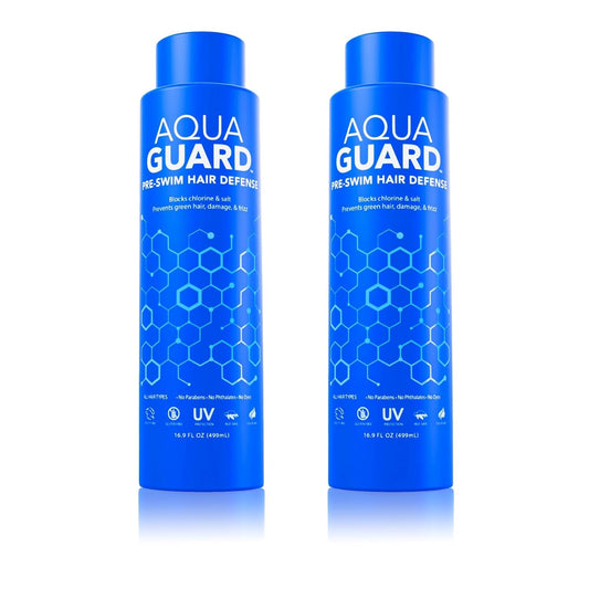 AQUA GUARD front packaging showing bottle benefits and family-size convenience
