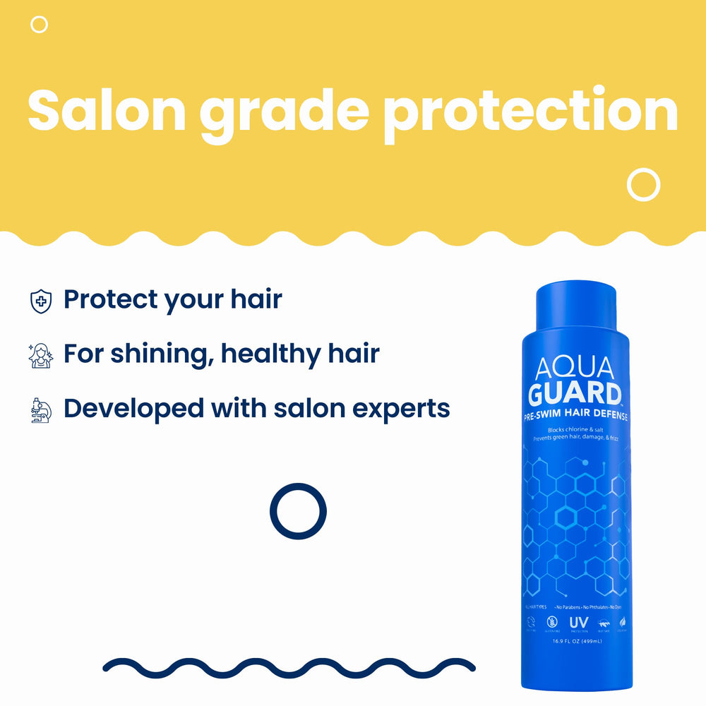 label close-up of AQUA GUARD made in California for quality assurance