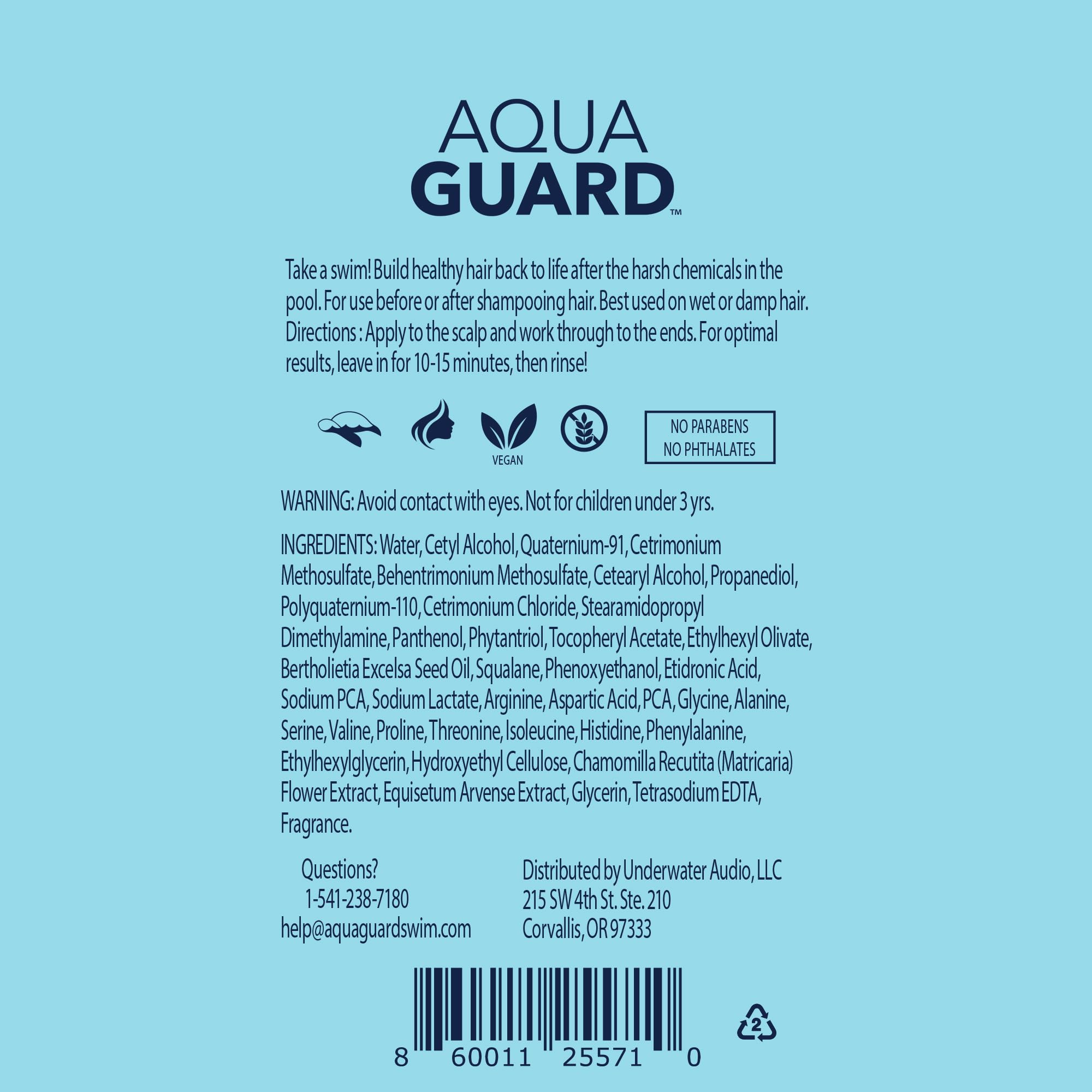 AQUA GUARD SwimPlex on bathroom shelf in lifestyle scene suggesting daily care ritual