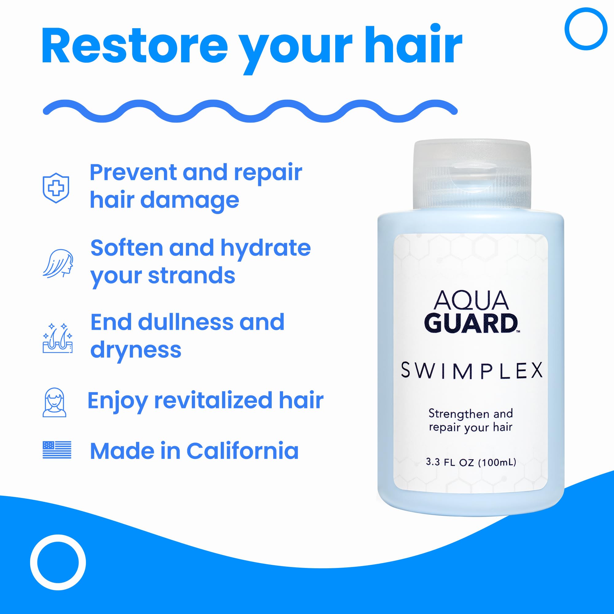 AQUA GUARD SwimPlex creamy texture close-up demonstrating rich hydration and spreadability