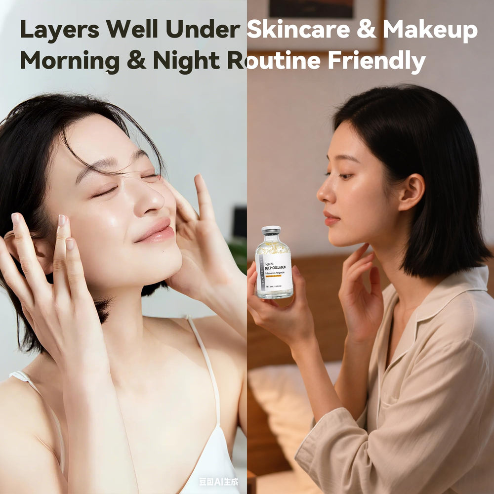Aquae application morning routine illustrating under-sunscreen layering benefit