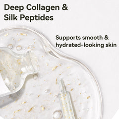 Aquae silk peptide texture close-up showing silky finish and smooth skinfeel benefit