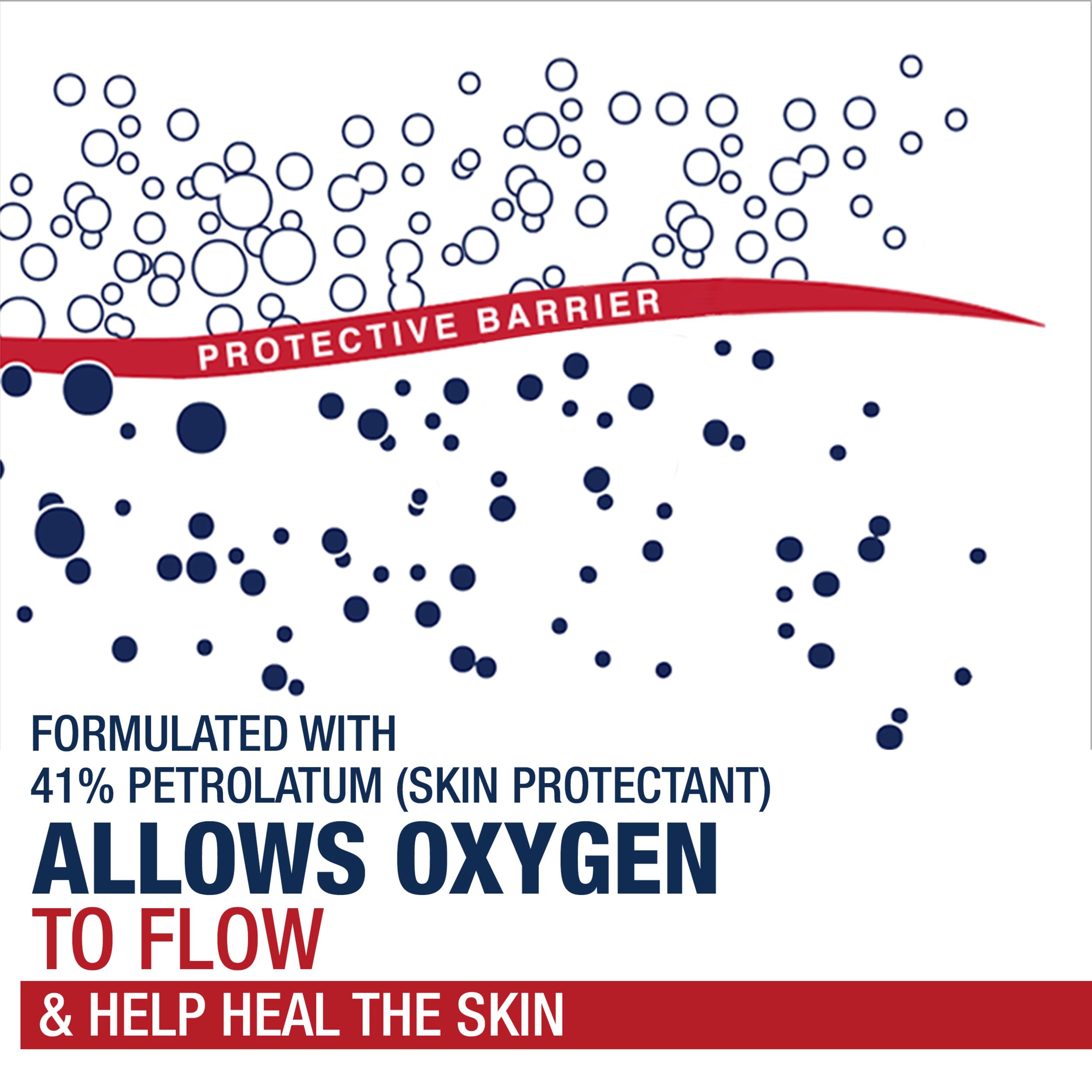 Aquaphor being applied to hands to soothe dry skin and protect benefit