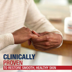 Applying Aquaphor to dry hands for fast soothing and lasting protection