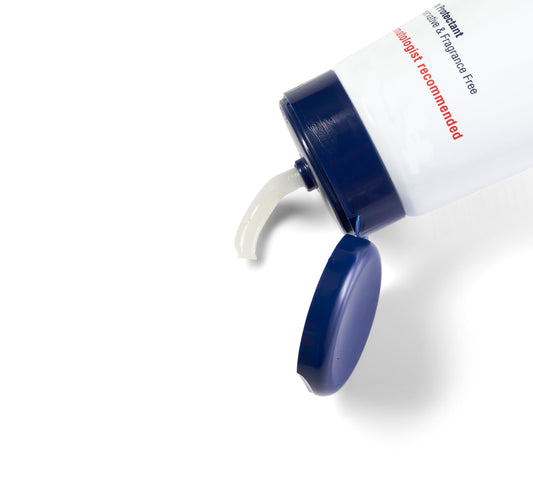 Aquaphor ointment texture close-up illustrating thick moisturizing barrier