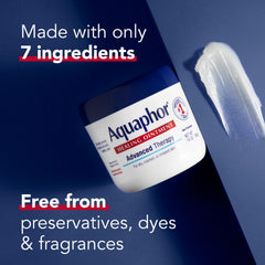 Aquaphor on lips closeup showing gentle care and hydration benefit