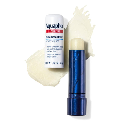 Aquaphor close-up of stick tip demonstrating smooth glide benefit