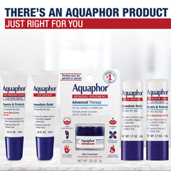 Winter lifestyle scene with Aquaphor used outdoors protecting lips from cold wind