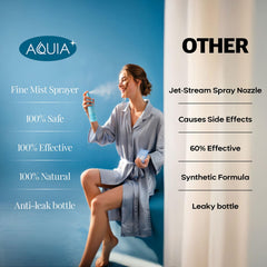 Aquia used for piercing aftercare showing gentle antiseptic benefit