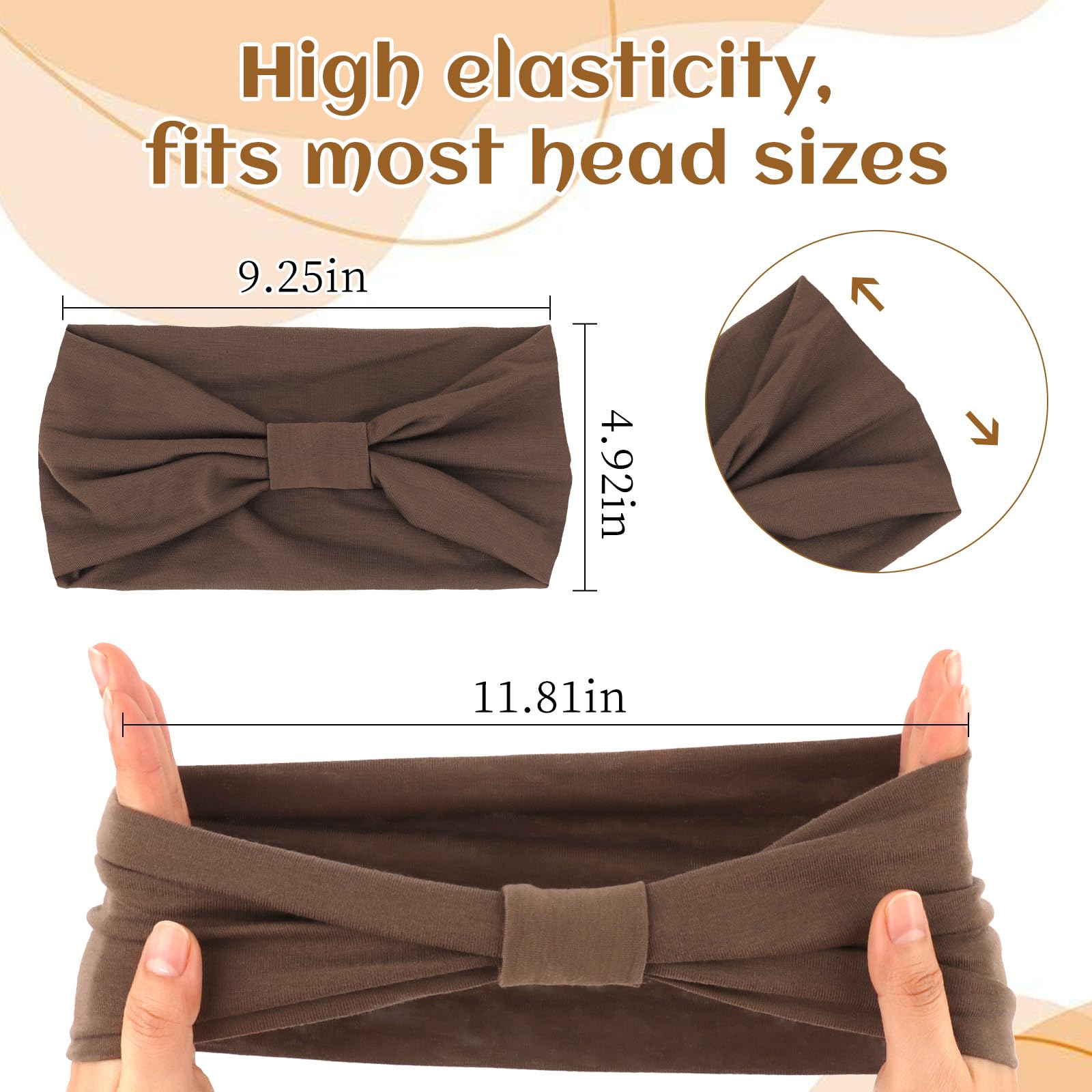 Araluky headband worn during yoga demonstrating secure non-slip hold and active use