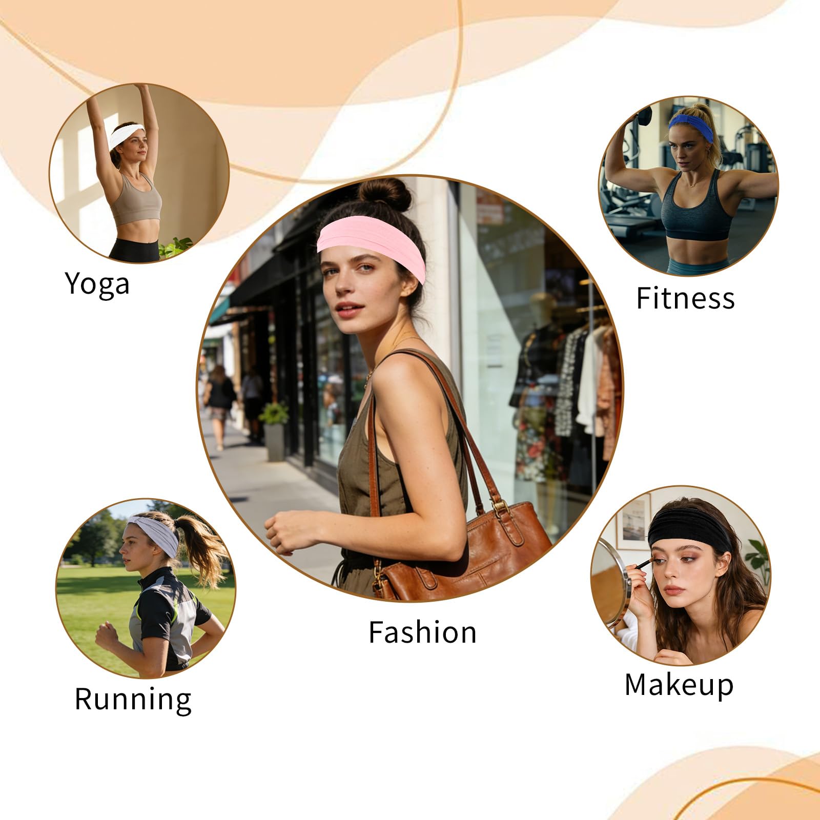 Araluky headband held in hand to show size and lightweight portability for travel