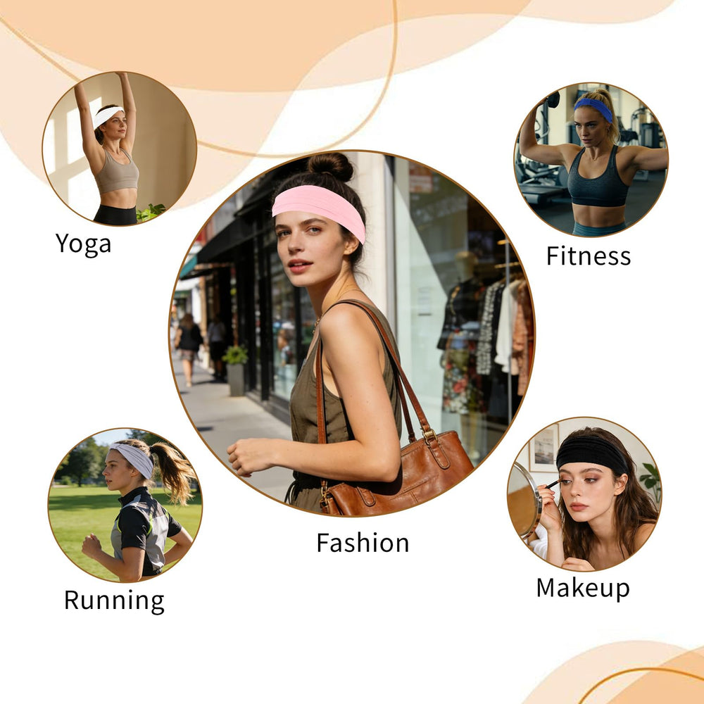 Araluky headband held in hand to show size and lightweight portability for travel