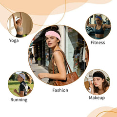 Araluky headband held in hand to show size and lightweight portability for travel