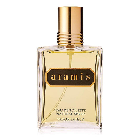 ARAMIS close-up detail of bottle accent evoking leather and woody depth
