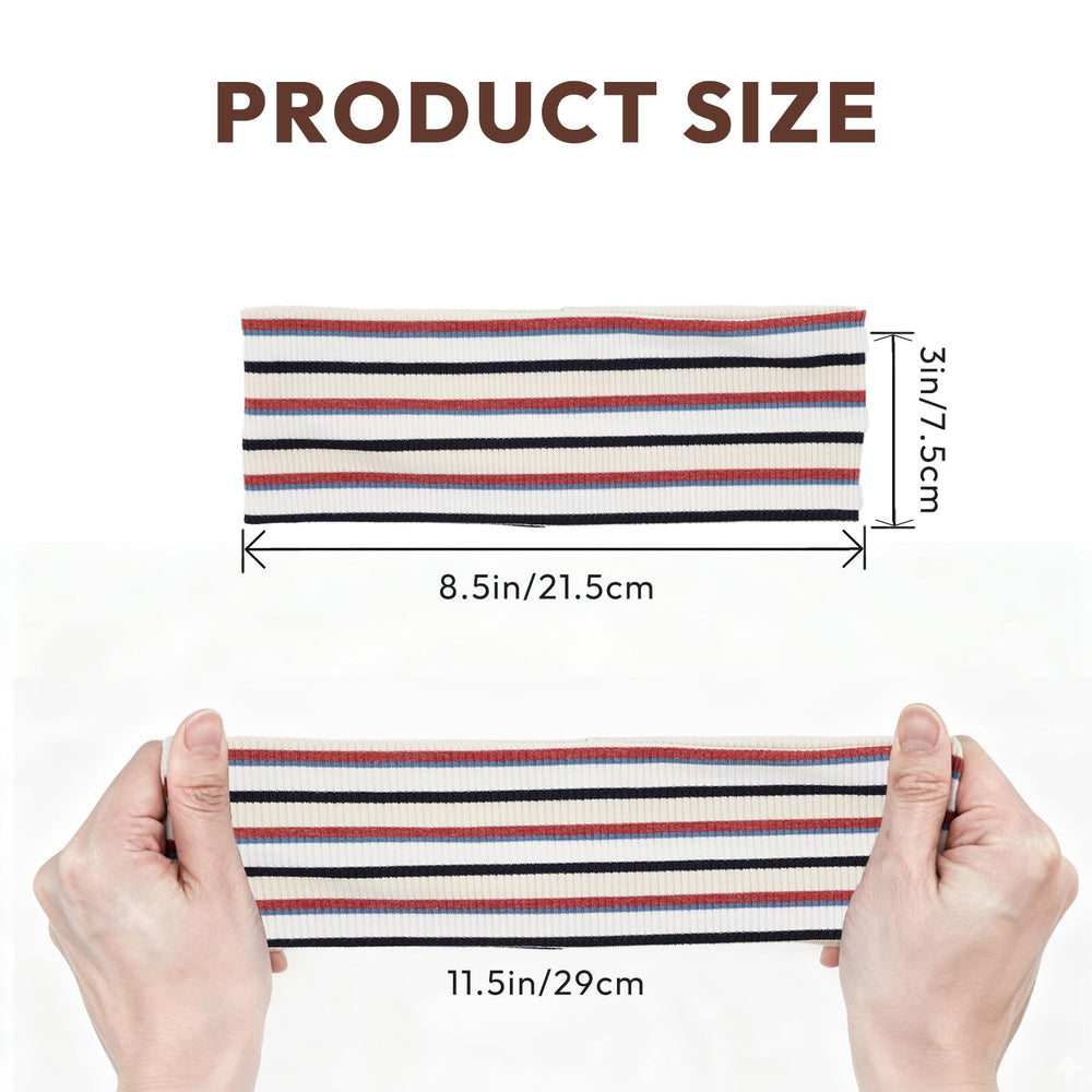 Aranya headband worn by model in yoga pose showing secure non-slip hold during practice