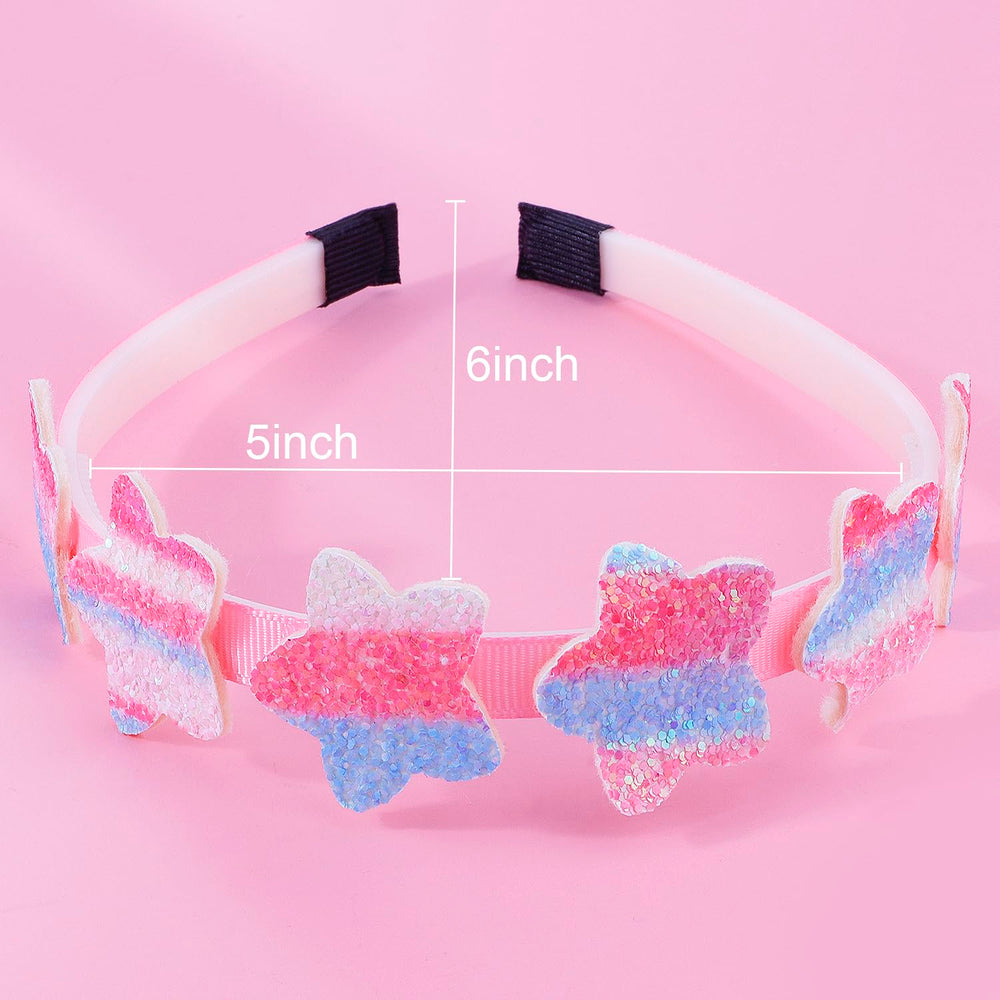 ARBEYOOU flat layout of six different headbands displaying style variety