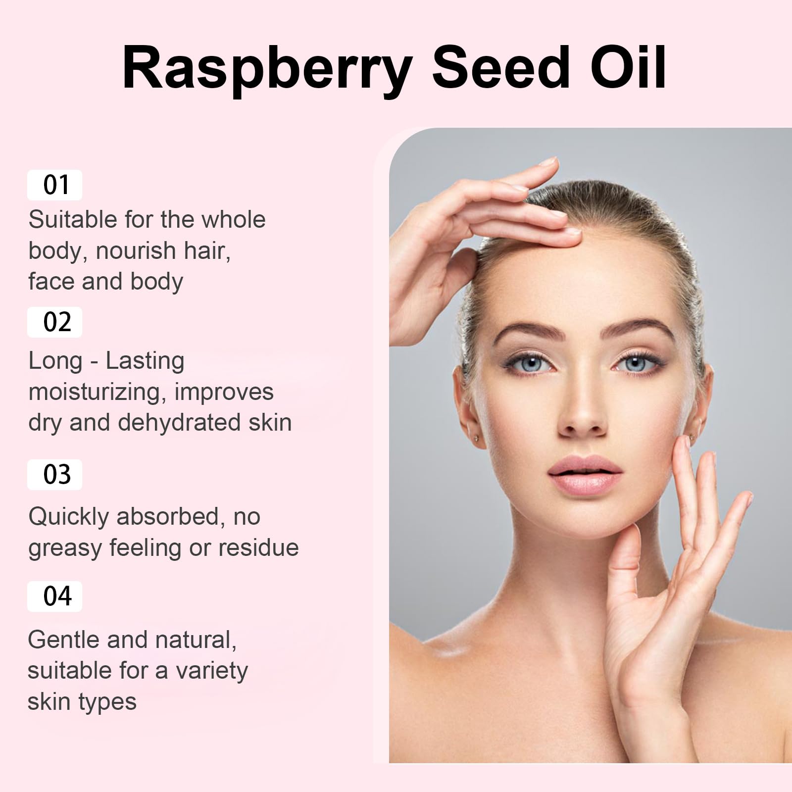ARCHIDATE applied to hair ends to reduce dryness and add shine benefit