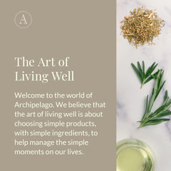 Archipelago Botanicals ingredients flatlay with soy oat rice proteins benefits
