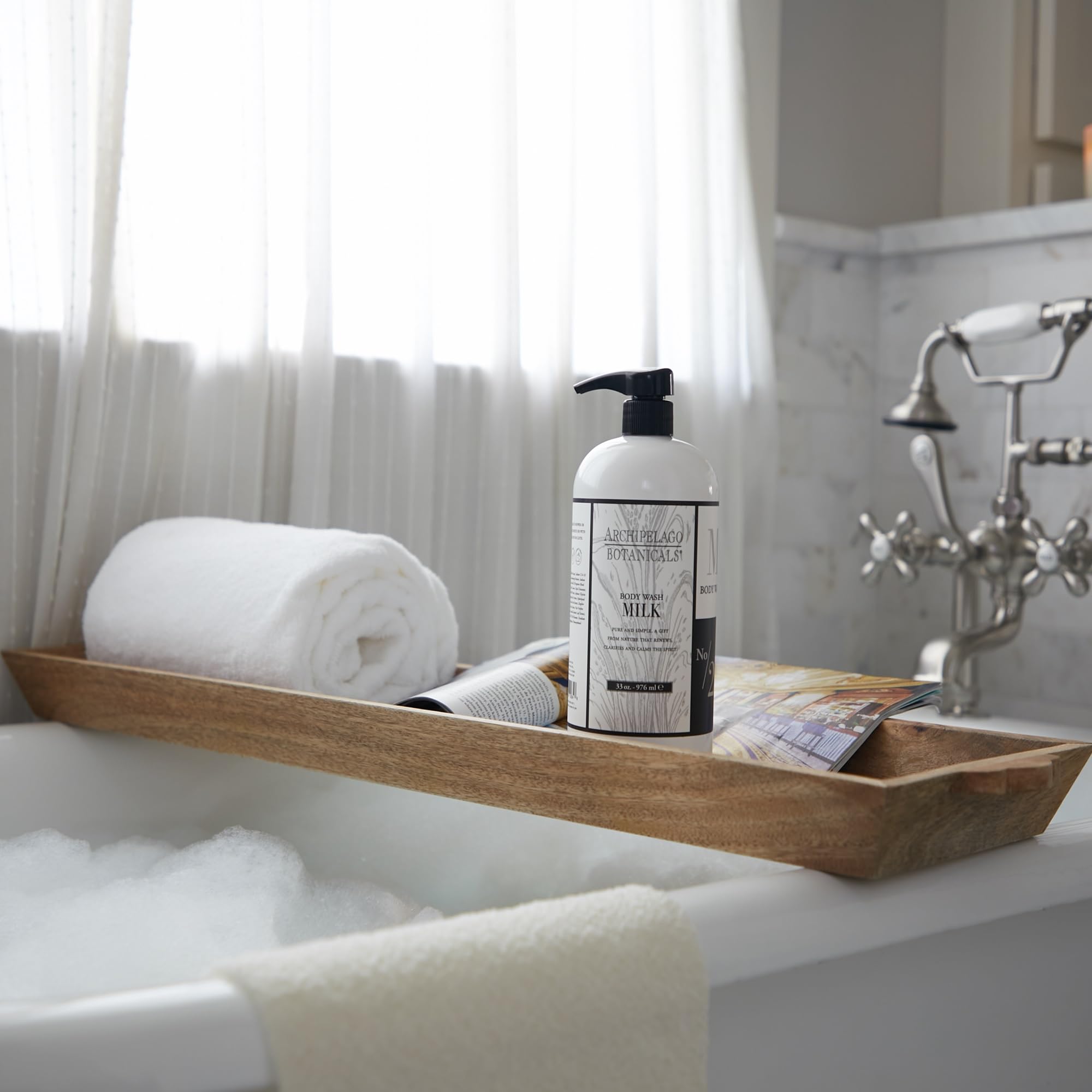 Archipelago Botanicals creamy lather texture highlighting gentle hydration