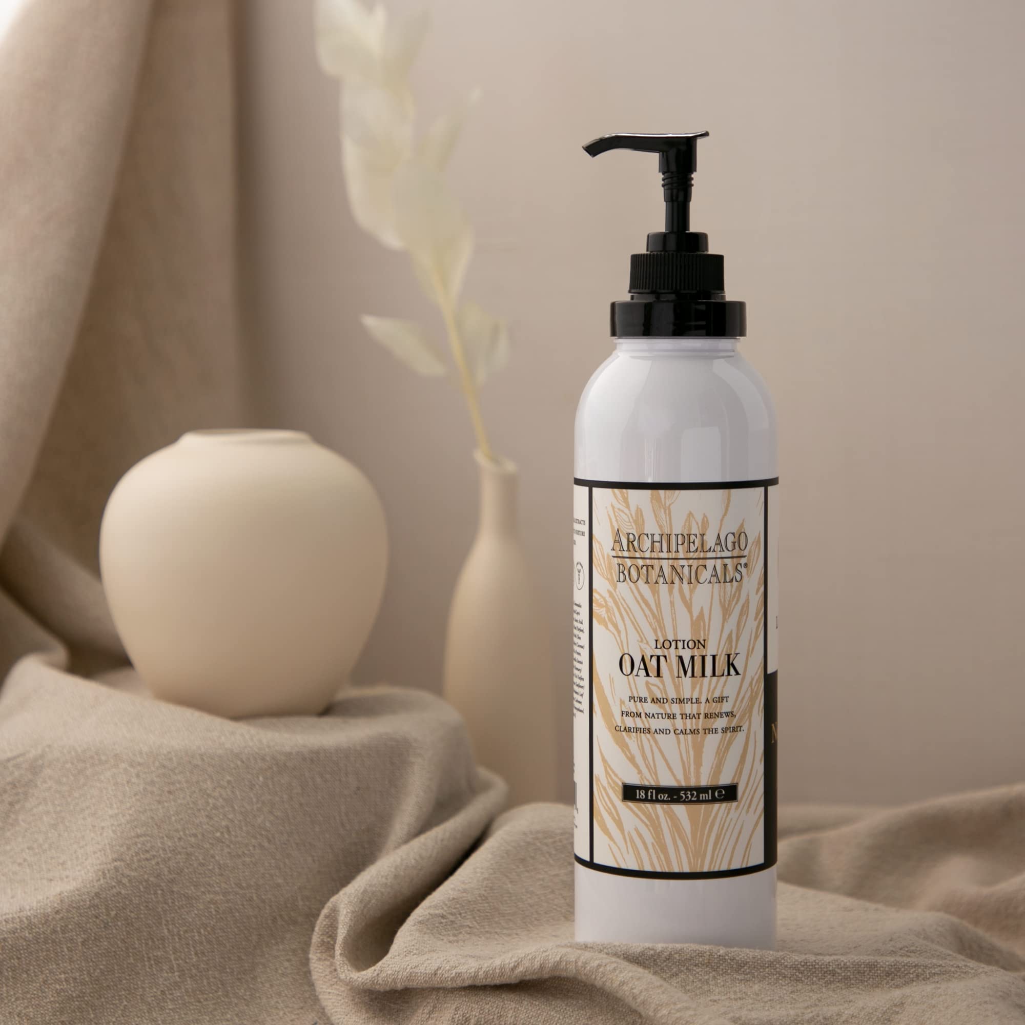 Archipelago Botanicals creamy lotion texture close-up for quick absorption benefit