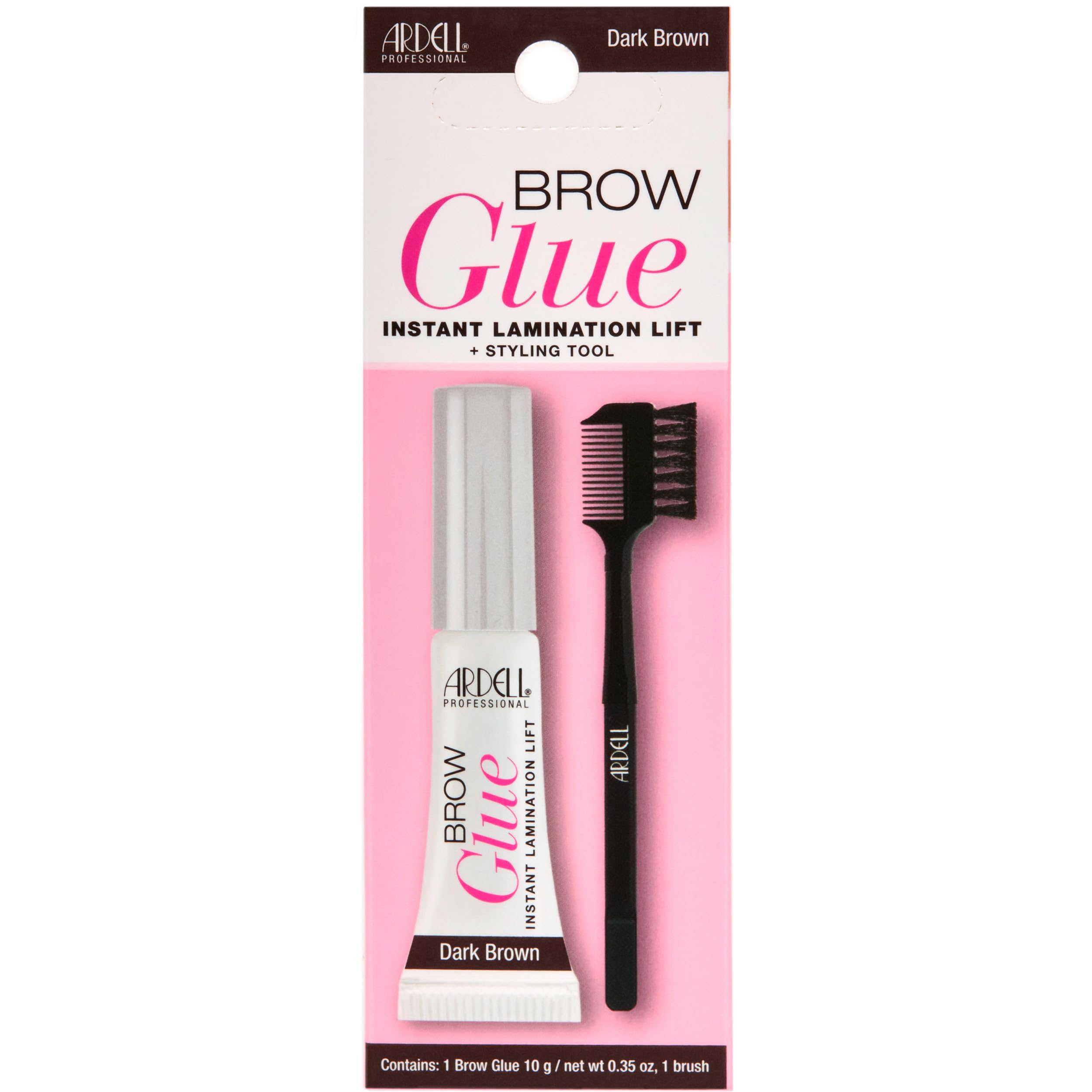 Ardell front packaging showing product and brush for neat brows