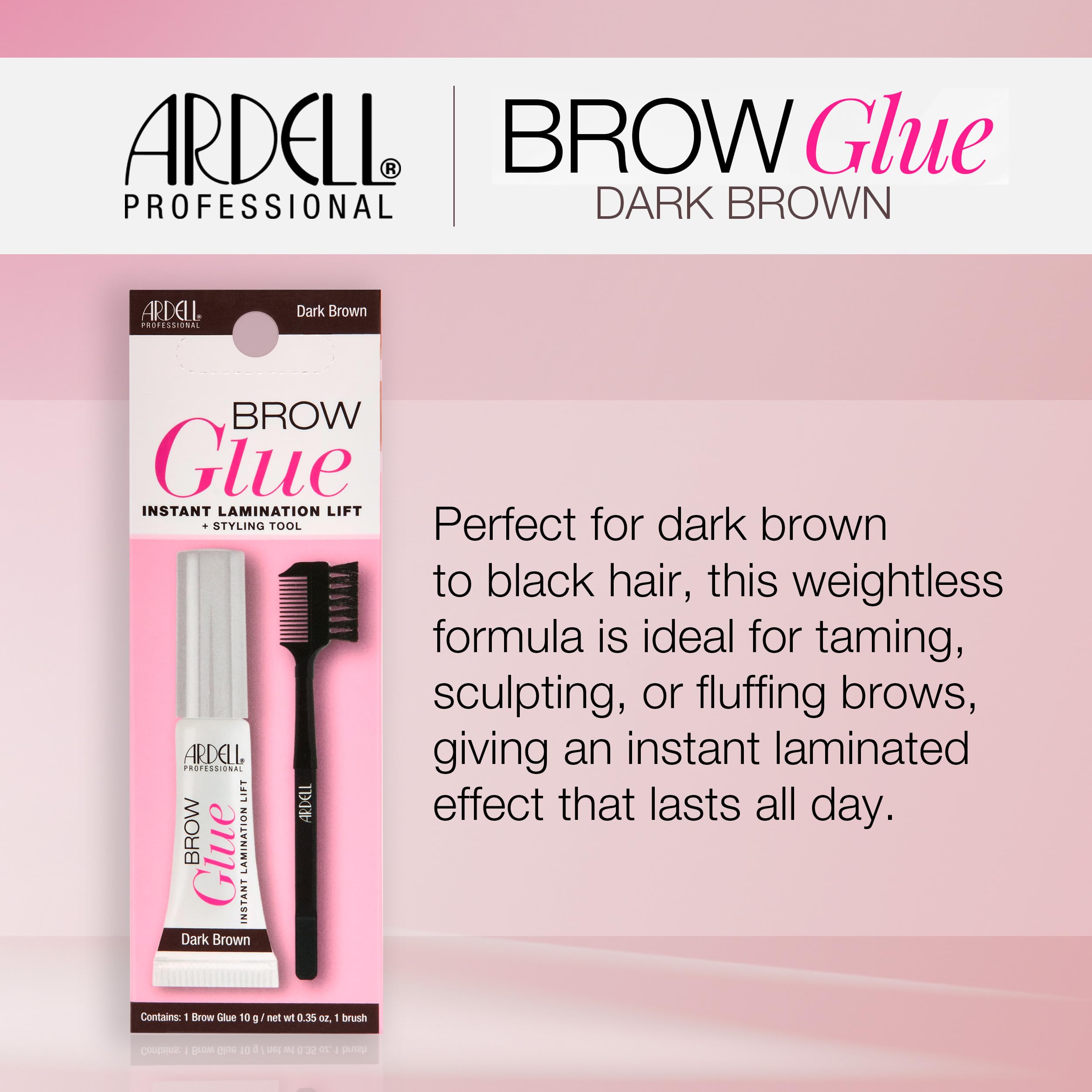 Ardell gel texture swatched to show buildable tint benefit