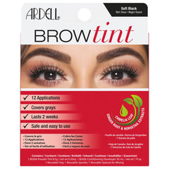 Ardell front packaging showing kit components and benefit of easy at-home tinting