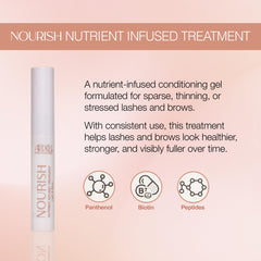 Ardell clear gel texture on brush highlighting lightweight, non-flaking finish