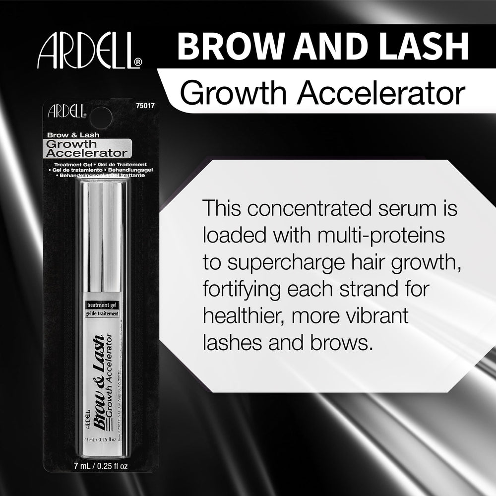 Ardell serum texture on skin illustrating lightweight, clear-drying feel