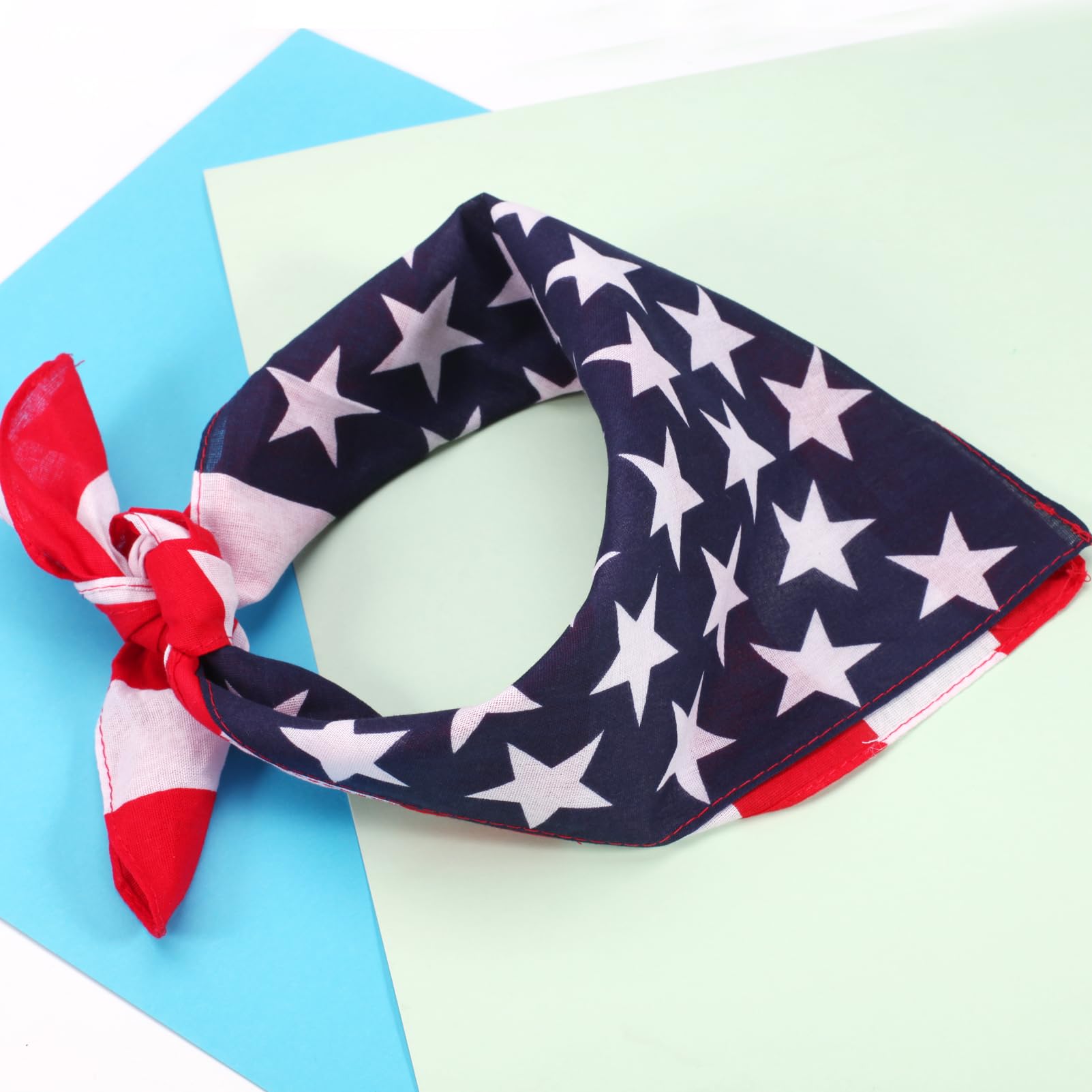 Ardorchid bandana edge and print detail highlighting colorfastness and stitching