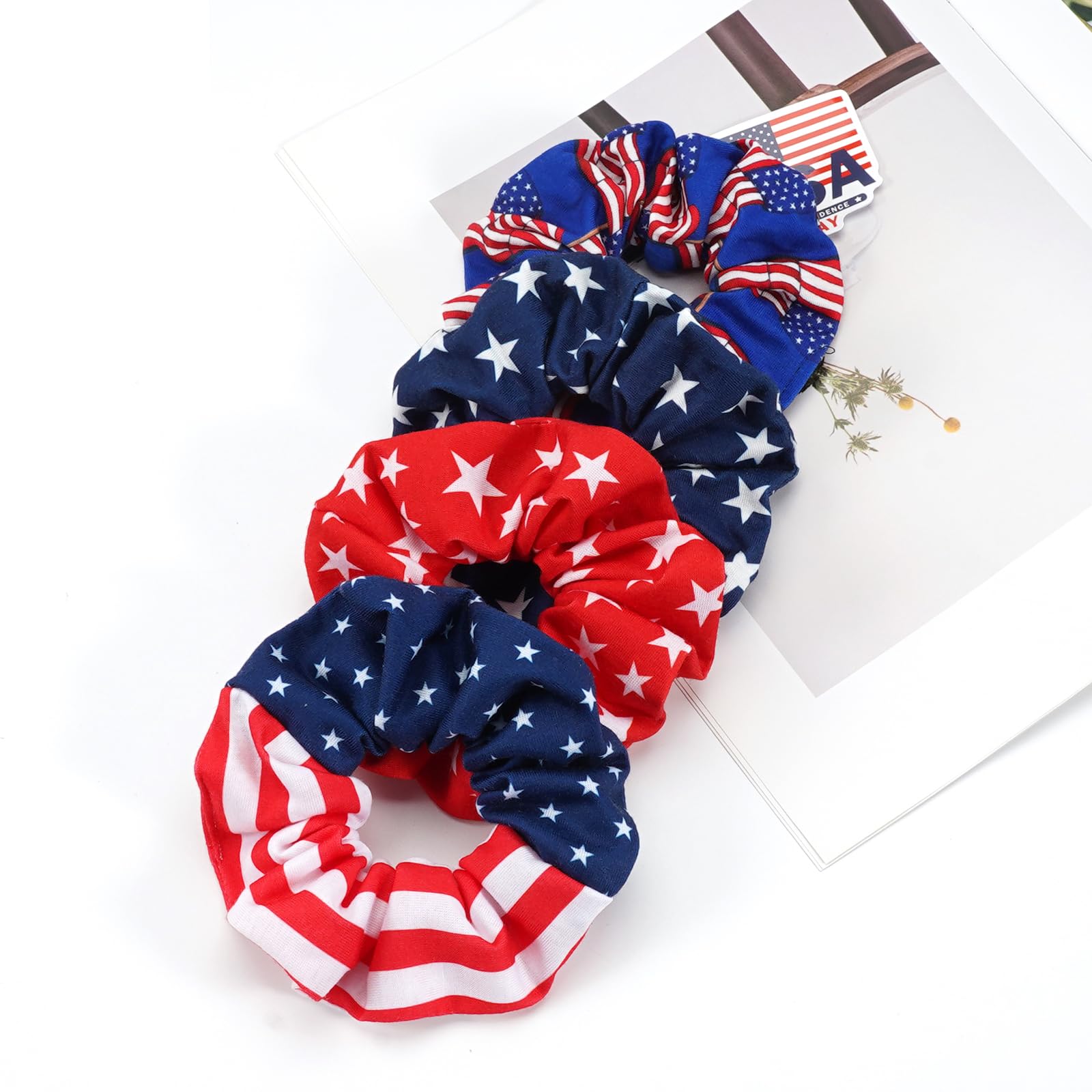 Ardorchid scrunchie in a ponytail outdoors for secure all-day hold