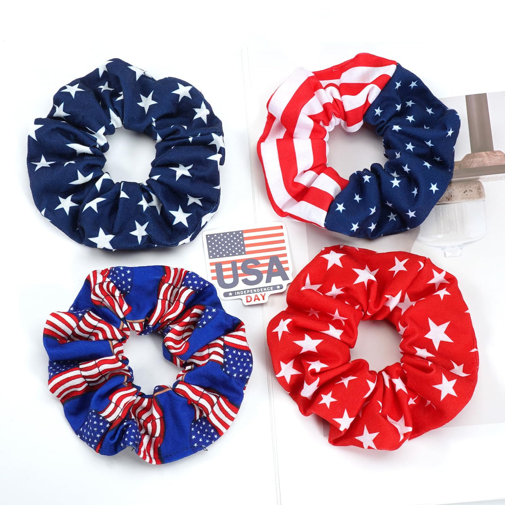 Ardorchid scrunchies at a Fourth of July picnic for celebratory flair