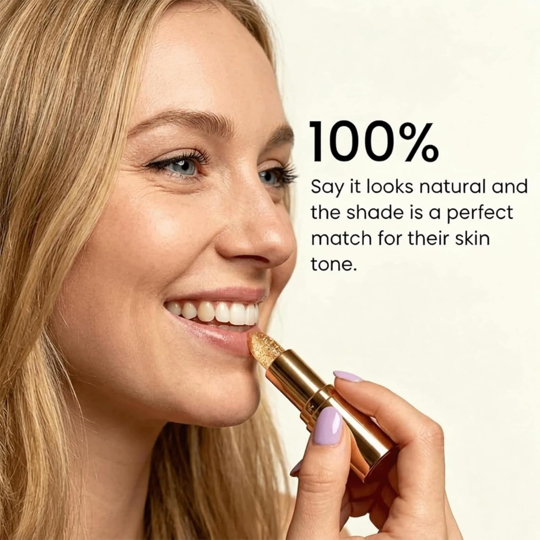 Close-up of Areliaa texture on fingertip illustrating glossy, hydrating finish