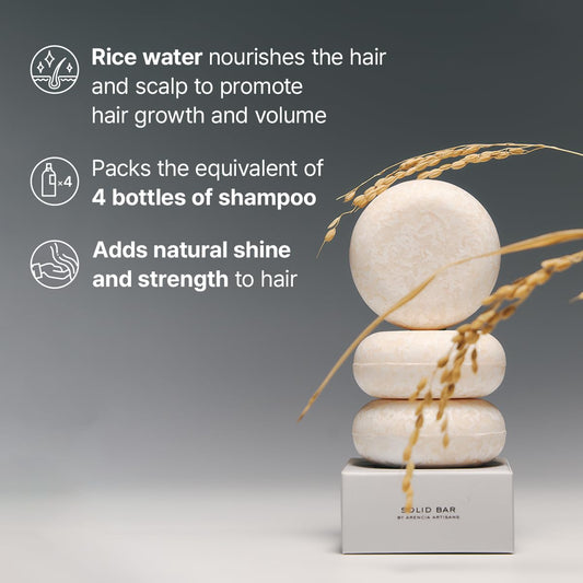 ARENCIA shampoo bar close-up highlighting smooth texture and density