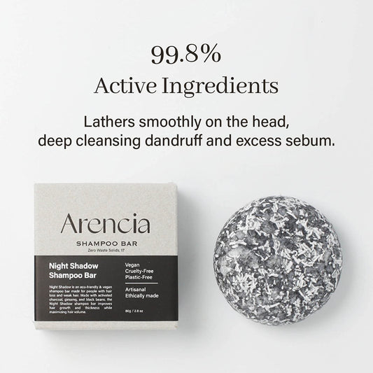 ARENCIA bar close-up texture highlighting smooth, concentrated formula