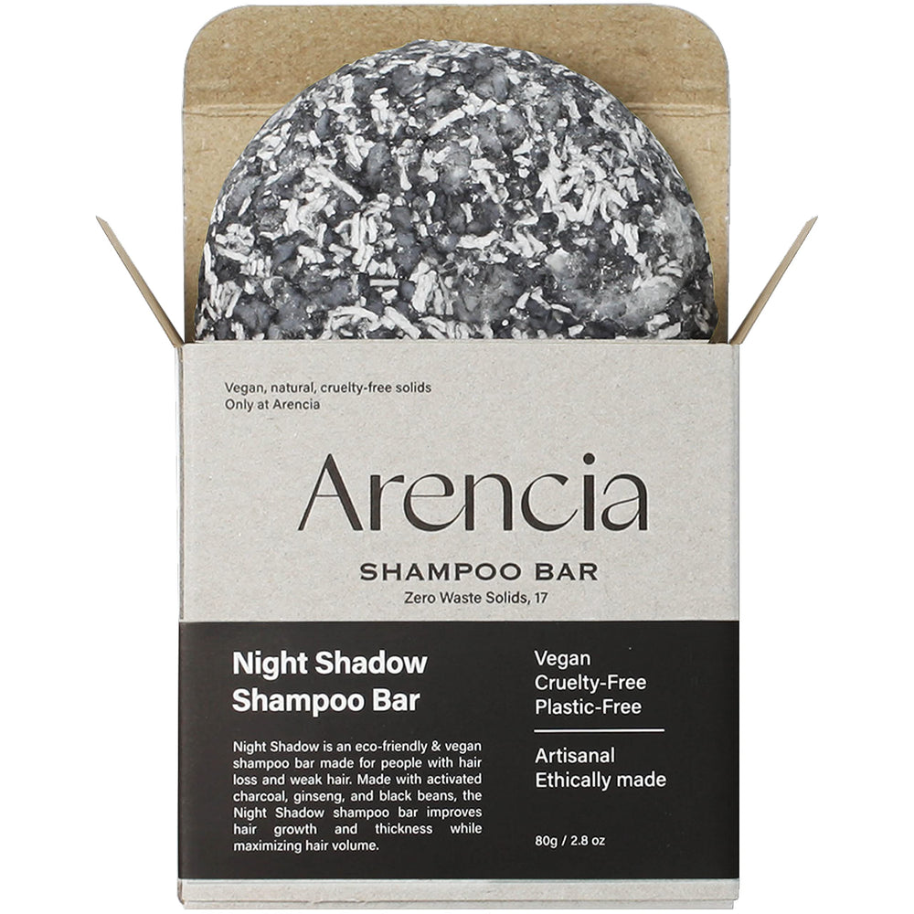 ARENCIA front packaging showing bar and branding, sustainable appeal