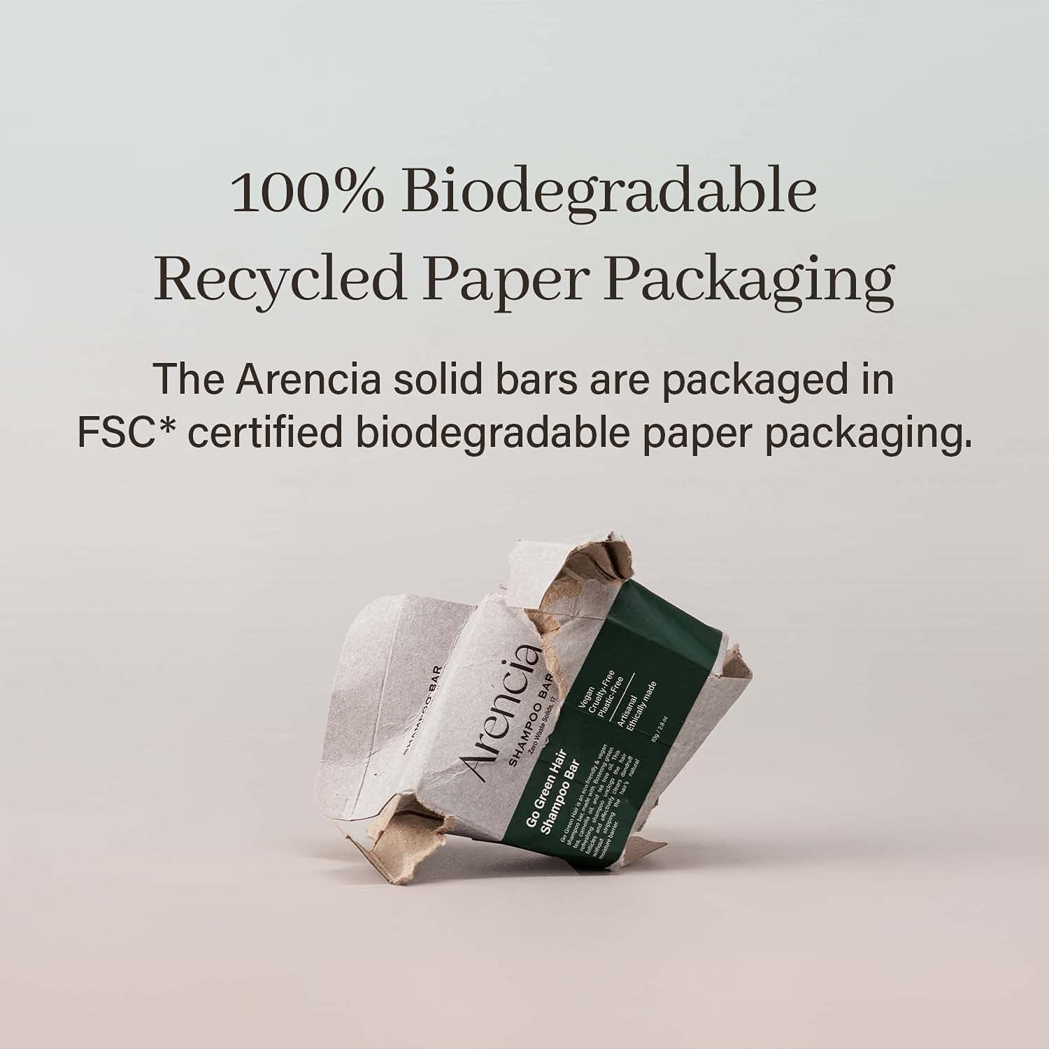 ARENCIA lifestyle bathroom setup showing elegant, eco-friendly routine
