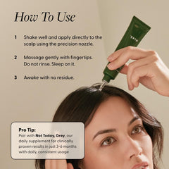 Arey Good Night Grey on nightstand lifestyle scene highlighting evening routine benefit