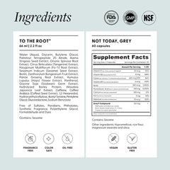 Arey ingredients flatlay of vitamins and antioxidants supporting follicles