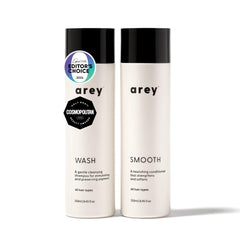 Arey front packaging showing both bottles and benefits