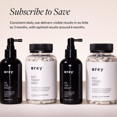 Arey on bathroom counter showing daily use in a real-life setting
