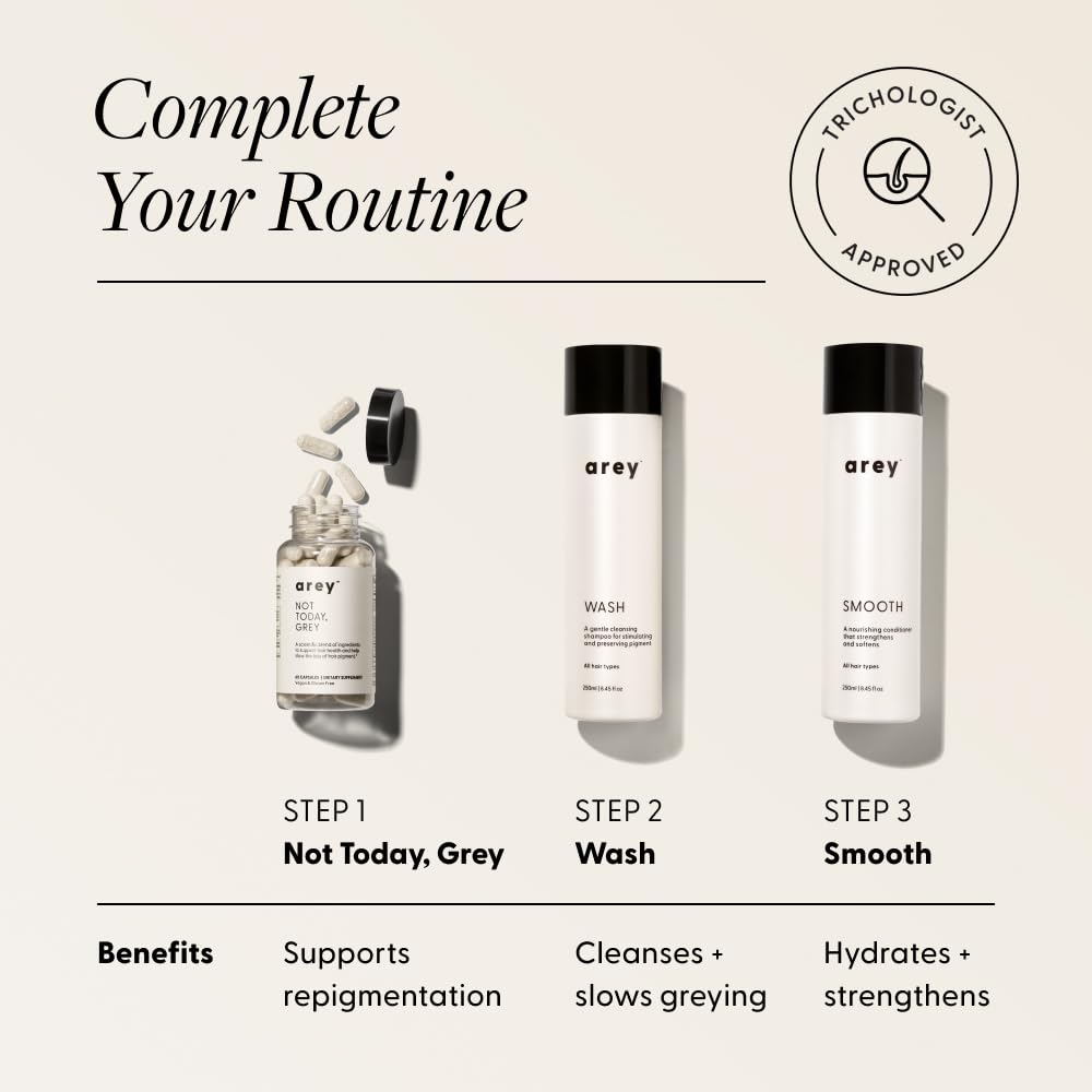 Arey wash shampoo with cedar and sage botanicals highlighting natural scent