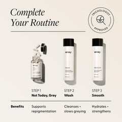 Arey wash shampoo with cedar and sage botanicals highlighting natural scent