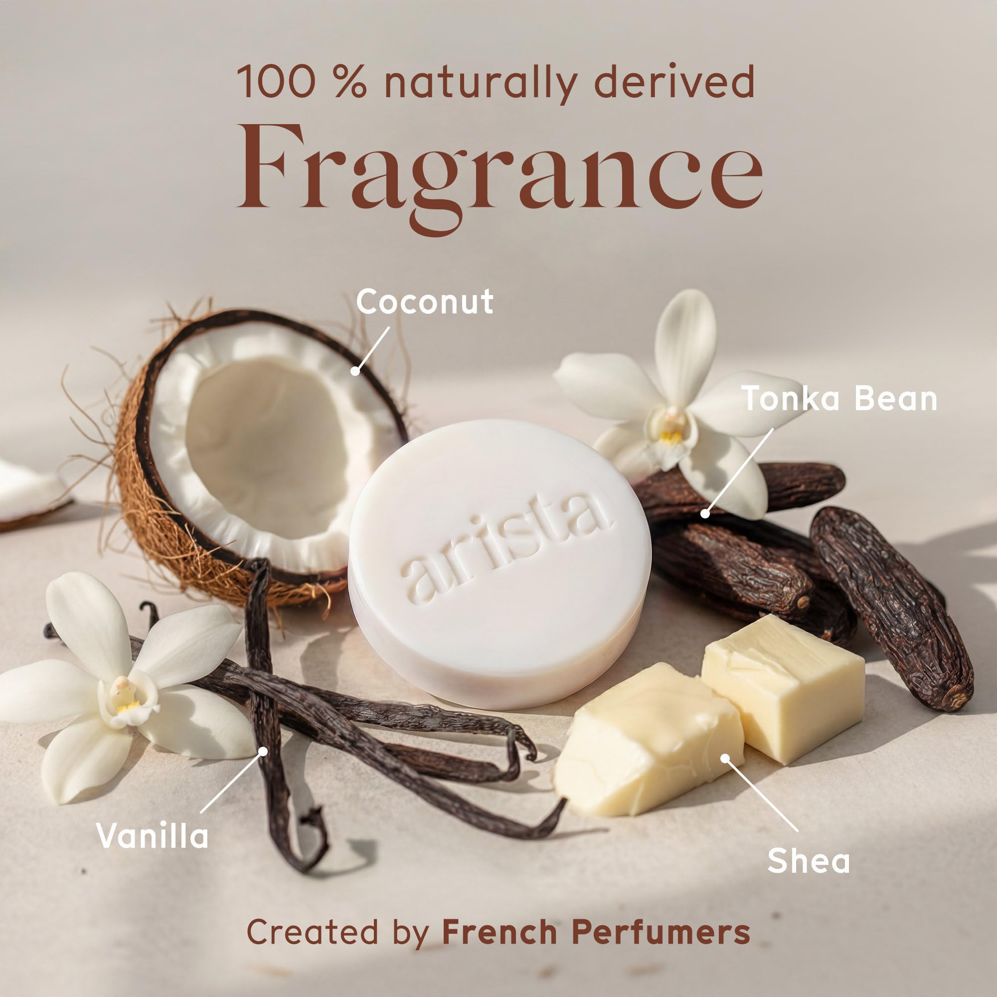 Arista travel-ready packaging and bar fitting neatly into a toiletry bag
