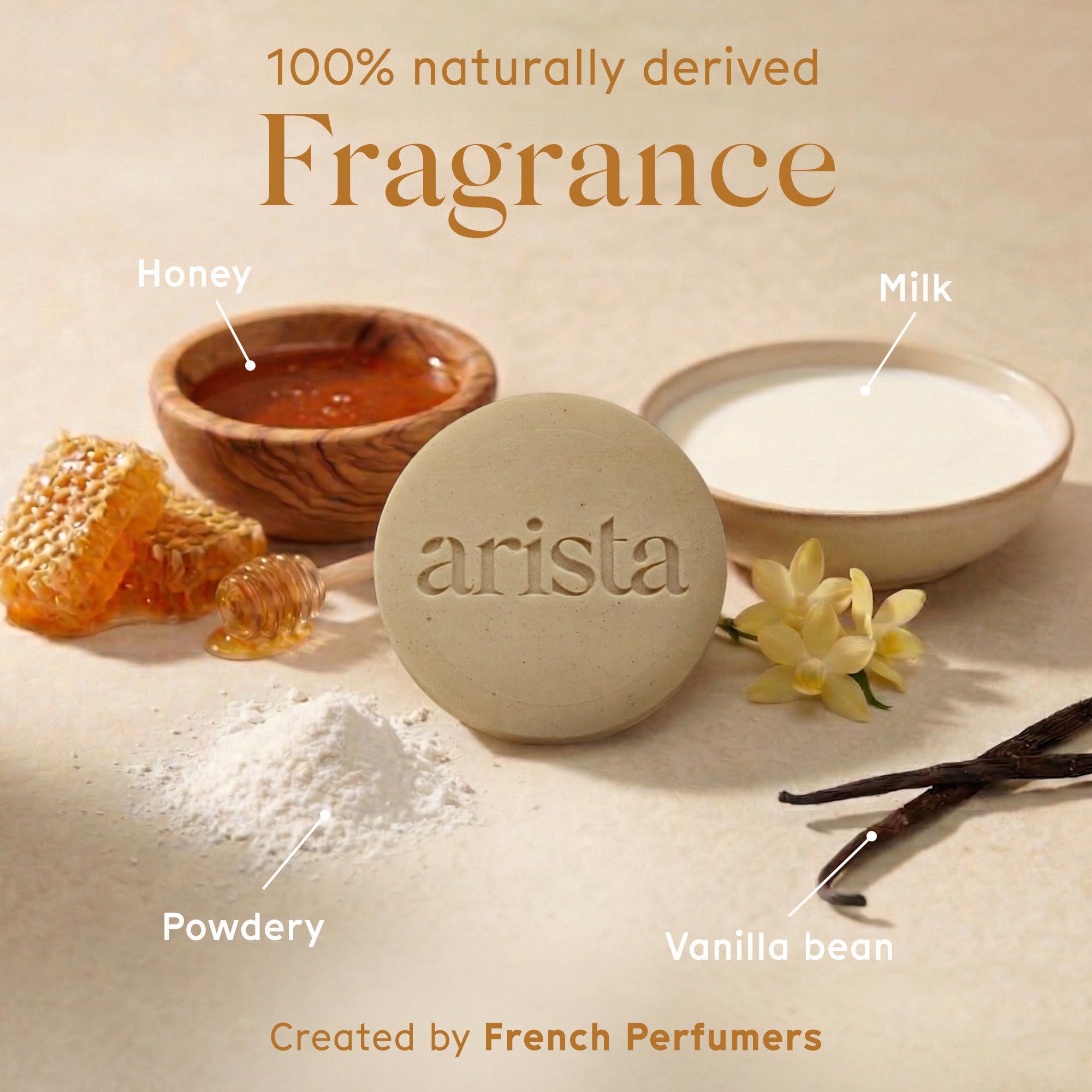 Arista shampoo bar in bathroom lifestyle scene for sustainable daily use